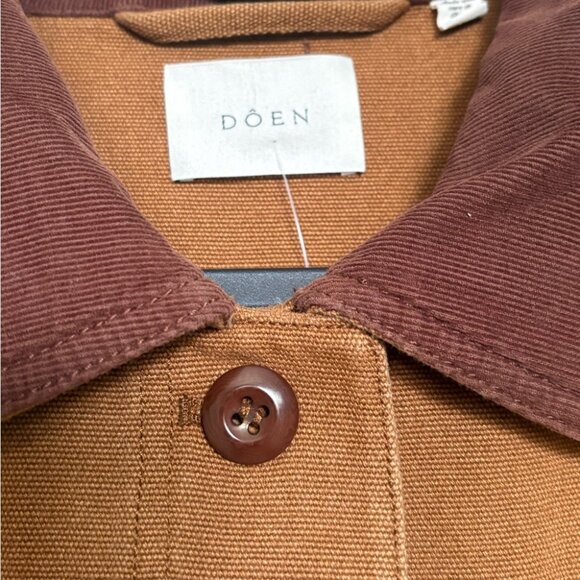 NEW NWT DÔEN Pascual Quilted Jacket Willow Bark Floral Cotton Size L - Picture 10 of 12